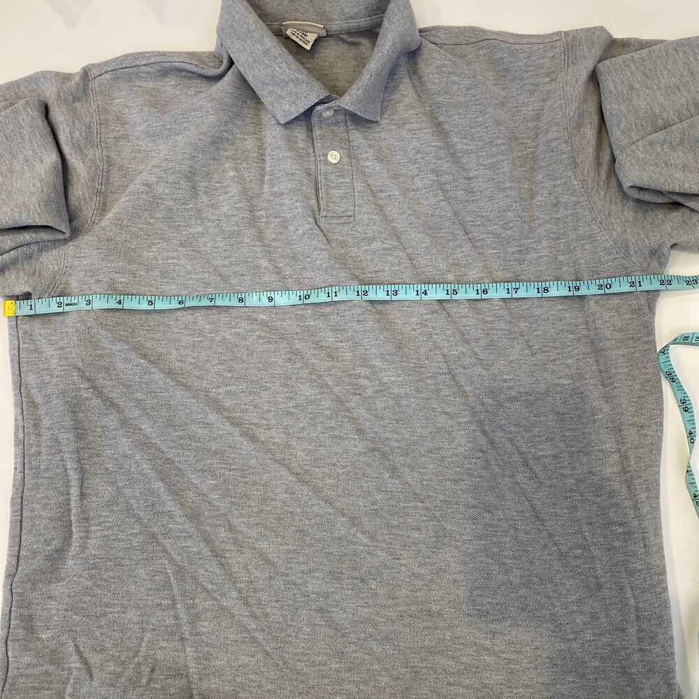 L.L. Bean Men’s Cotton Long Sleeve Pullover Polo Shirt Henley EUC Sz L Reg - Picture 7 of 10